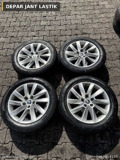 Skoda süper b Orjinal jant takımı 