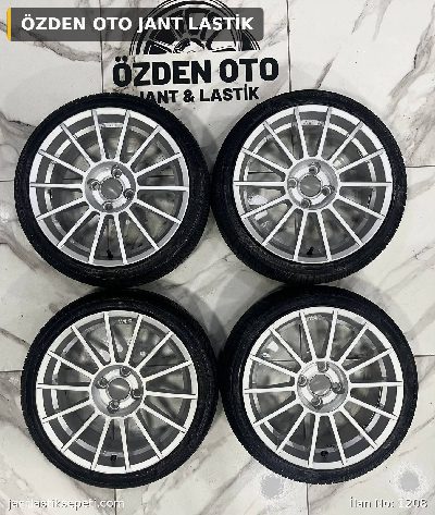 16 4x100 WRC SIFIR JANT LASTİK 