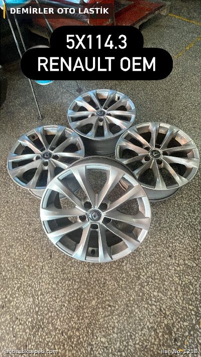 RENAULT OEM 17 İNÇ JANT TAKIMI – 4 ADET