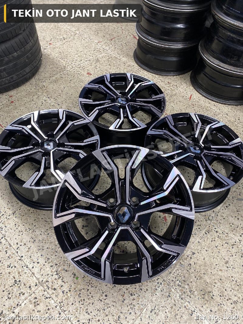 15 INC 4X100 RENAULT CLİO İCON SIFIR JANT TAKIMI