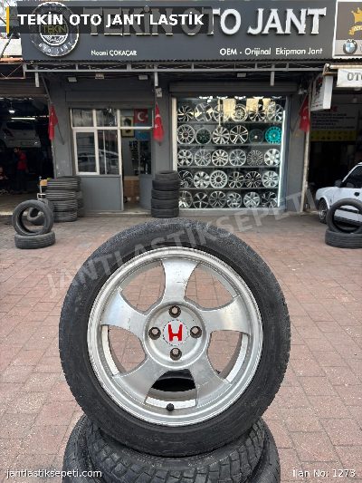 15 INC 4X100 HONDA CİVİC İES ÇELİK JANT LASTİK TAKIMI