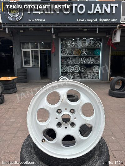 15 INC 4X100 MİNİ HAFİF ÇELİK JANT TAKIMI BEYAZ RENK