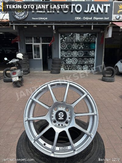 15 INC 4X100 SPARCO ASSETTO GARA SİLVER RENK JANT TAKIMI