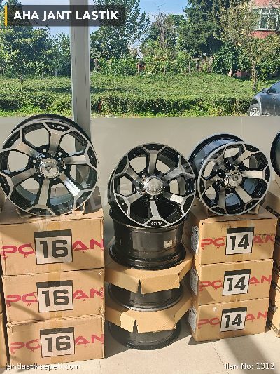 14 - 15 - 16 inç 6*139.7 Sıfır Powcan Jant Takımı 