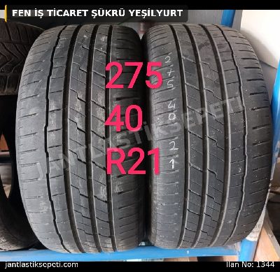 275/40R21 RFT LASTİK,YAZLIK,2 TANE,AFYON