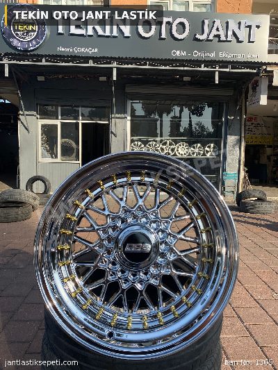 16 INC 4X100 BBS RS2 KROM SIFIR ÇELİK JANT TAKIMI