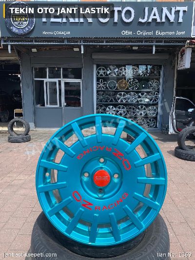 16 INC 4X100 OZ SPEEDLİNE SIFIR TURKUAZ RENK JANT TAKIMI