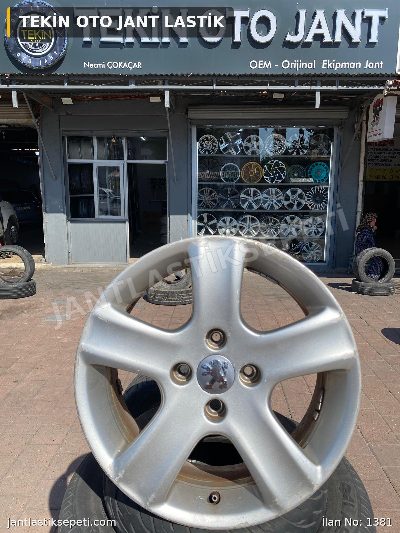 16 INC 4X108 PEUGEOT 206 207 RC ORJİNAL ÇELİK JANT TAKIMI
