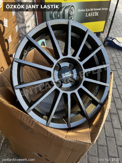 Sıfır 16 inç Wrc jant takımı 4x100 günmetal 