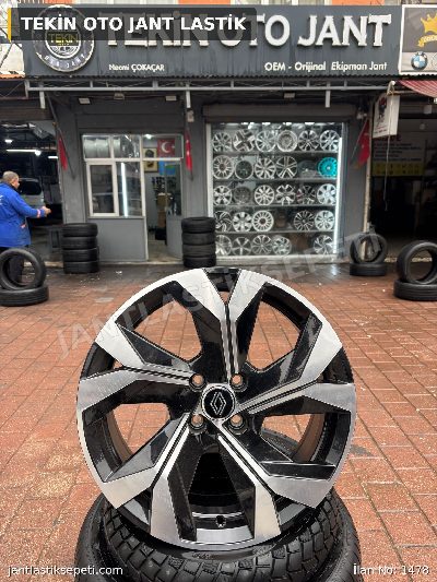 17 INC 4X100 RENAULT CLİO 4 İCON MARCO POLO SIFIR ÇELİK JANT TAKIMI