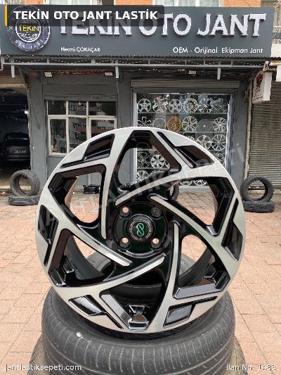 17 INC 4X108 FORD KURYE FİESTA OPC ATOM SIFIR ÇELİK JANT TAKIMI