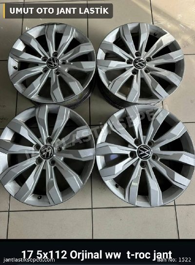 17 5x112 E TRON WOLKSVAGEN ORJINAL TAKIM