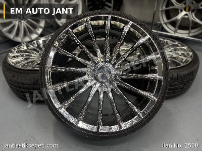 19 5x112 MERCEDES KROM JANT VE LASTIK TAKIMI HATASIZ