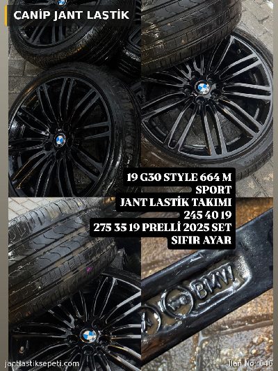 19 5x112 G30 M SPORT JANT LASTİK TAKIMI 