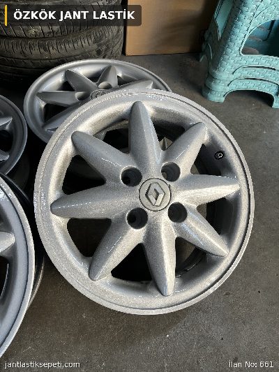 Orjınal Renault rxt jant takımı 14 inç 