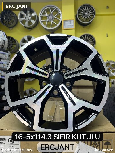16-5x114.3 SIFIR KUTULU DACIA RENAULT  JANT TAKIM