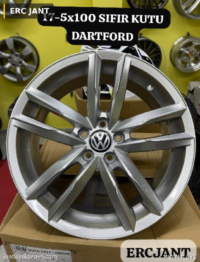 ERCJANT 17-5x100 SIFIR KUTULU POLO EGEA DOBLO  JANT TAKIM