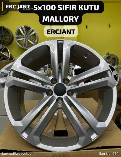 ERCJANT 18-5x100 SIFIR KUTULU POLO EGEA DOBLO  JANT TAKIM