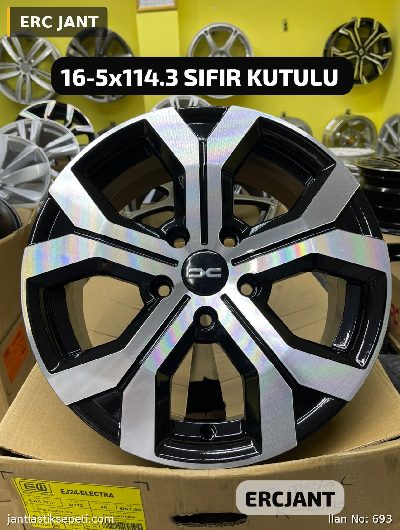 ERCJANT 16-5x114.3 SIFIR KUTULU RENAULT DACIA JANT TAKIM