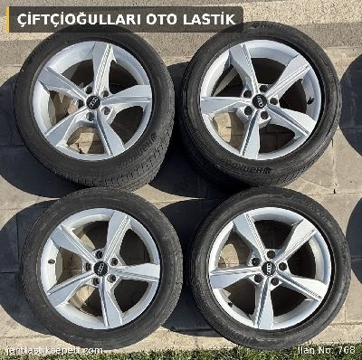 17 inç audi a4 advance orjinal jant lastik takımı