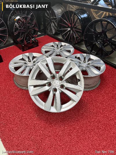 16 5x108 ORJİNAL PEUGEOT RİFTER JANT TAKIMI