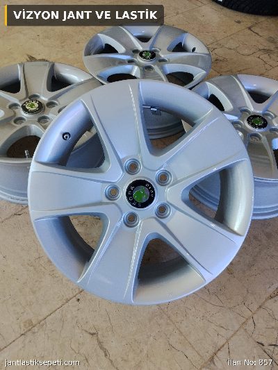 16 ORJİNAL SKODA JANT TAKIMI HATASIZ 🇹🇷🇹🇷🇹🇷