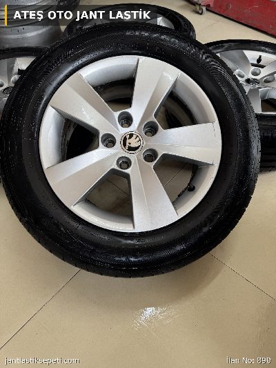 5x112 16” SKODA ORJİNAL JANT LASTİK SETİ