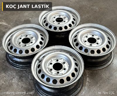 6x205 16 İNÇ SİPRİNTER CRAFTER DEMİR JANT TAKIMI 
