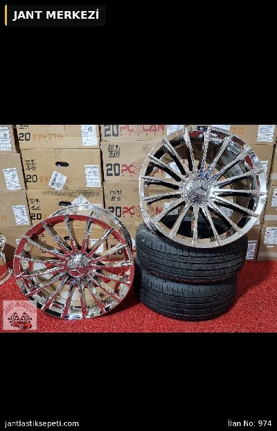 20 5x112 crom Mercedes jant takimi