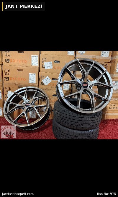 19 5x112 BBS Fİ R  JANT TAKİMİ SİFİR 