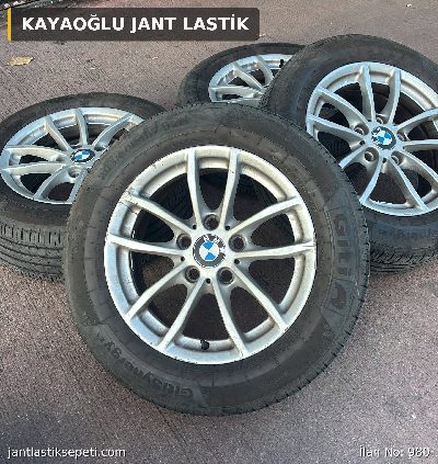 Orjinal 16 inç 5x120 bmw jant lastik takım. 