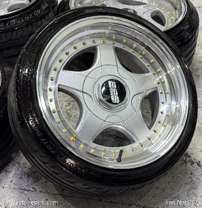 17 İNÇ BBS RF 8.5/10 OFSET JANT LASTİK TAKIMI HATASIZ
