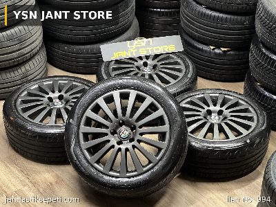 17 ALFA ROMEO ORJİNAL JANT LASTİK HATASI 5x110 
